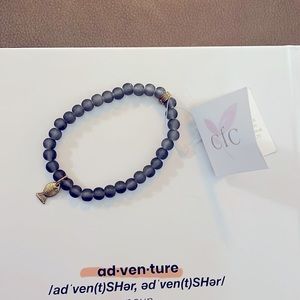 Chavez for charity beaded fish bracelet NWT
